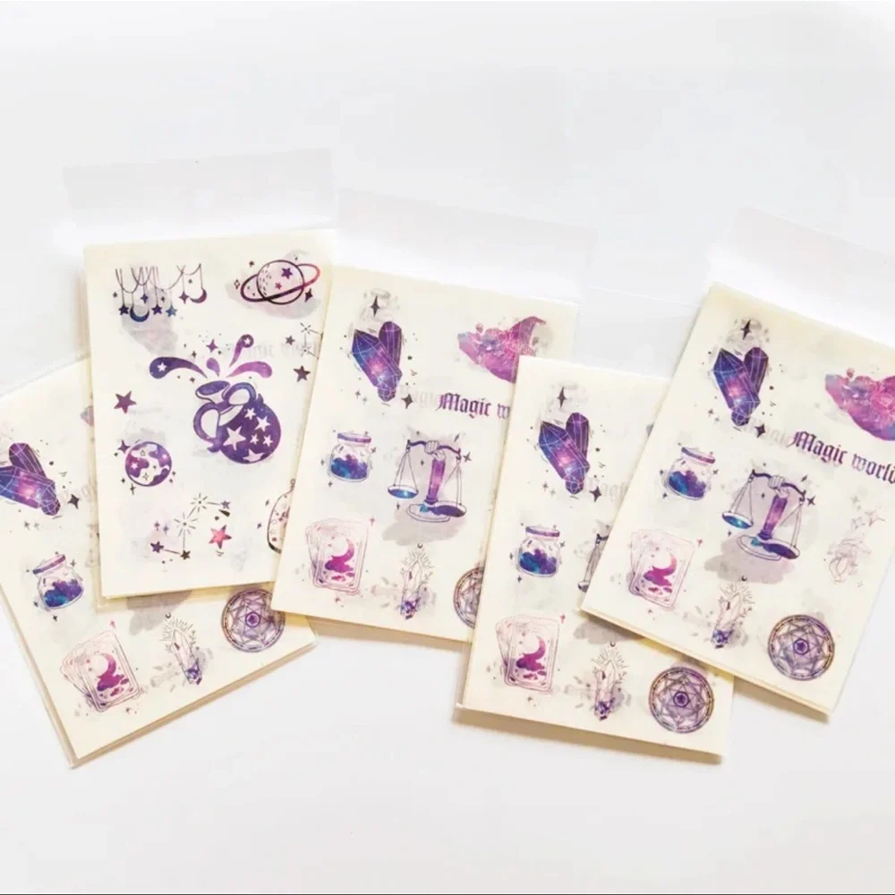 $2 WITCH STICKERS. NEW. 6 SHEETS PER PACKAGE. $2 WITH ANY $10 ORDER OR MORE